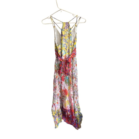 pink red maxi dress Paisleigh Pink Orchid One Shoulder Maxi Dress - 4